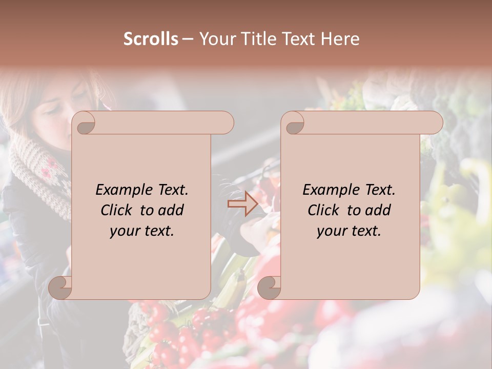 Market Nutrition Variety PowerPoint Template