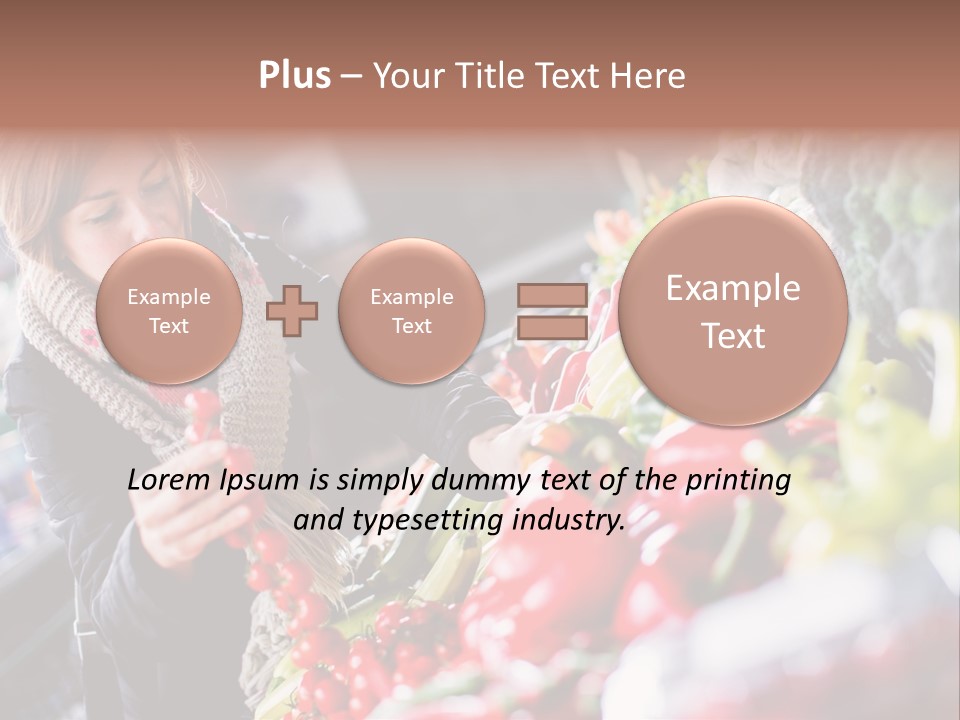 Market Nutrition Variety PowerPoint Template