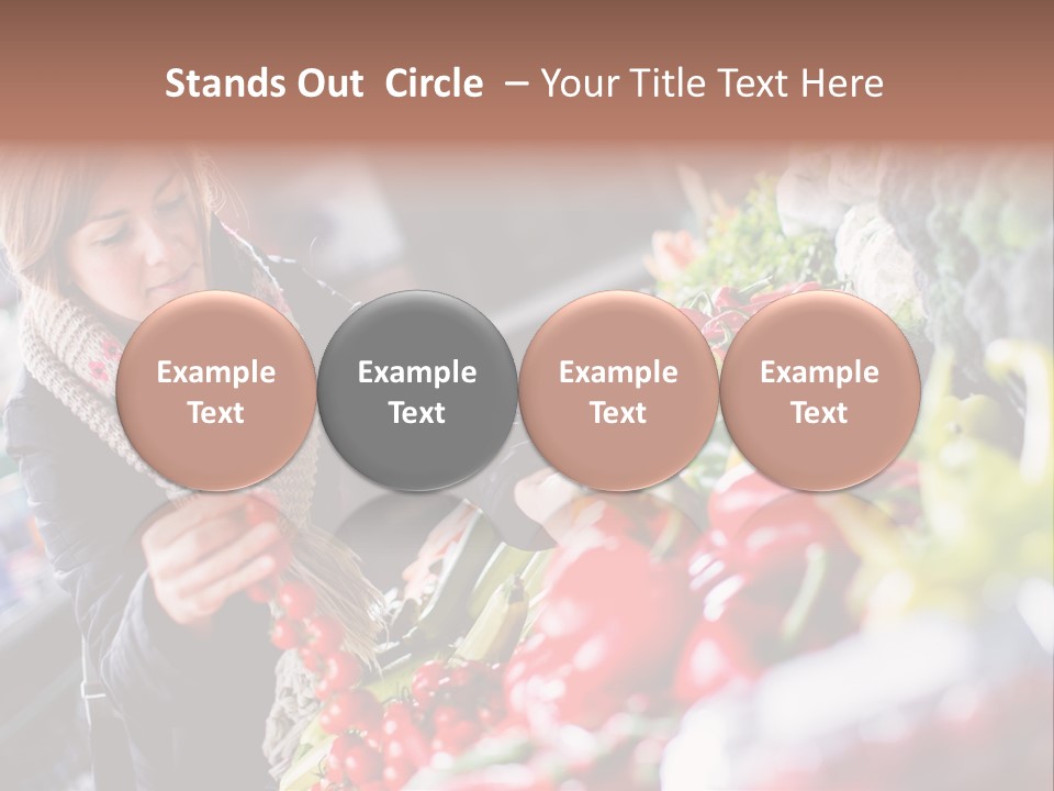Market Nutrition Variety PowerPoint Template