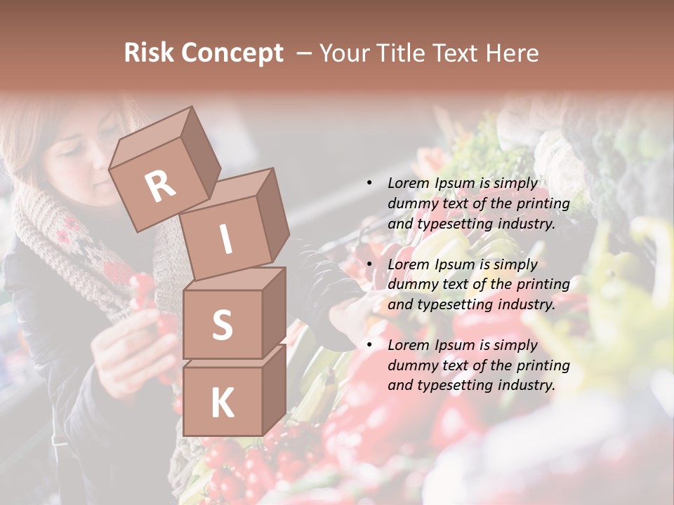 Market Nutrition Variety PowerPoint Template