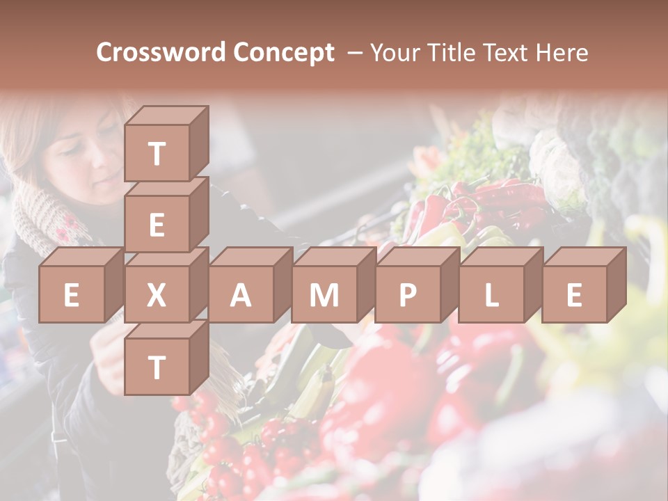 Market Nutrition Variety PowerPoint Template