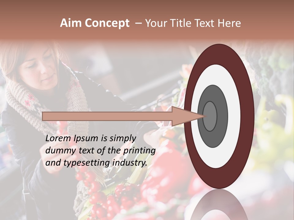 Market Nutrition Variety PowerPoint Template