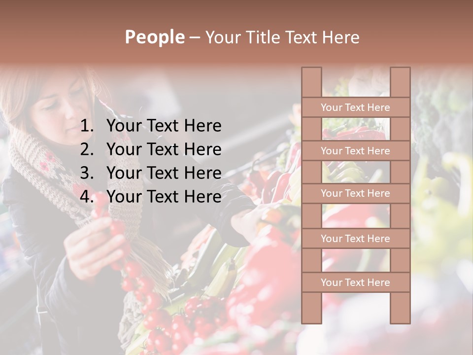 Market Nutrition Variety PowerPoint Template