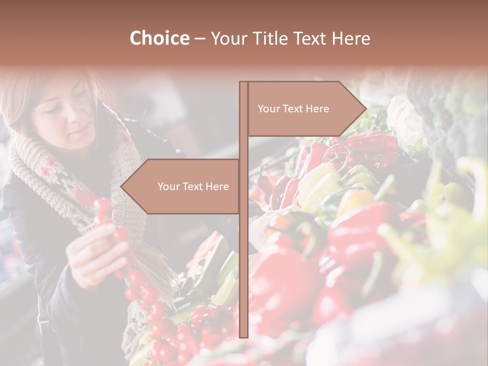 Market Nutrition Variety PowerPoint Template