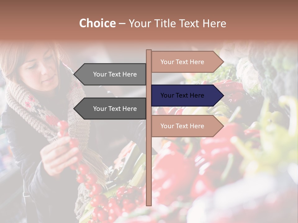 Market Nutrition Variety PowerPoint Template