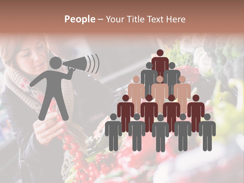 Market Nutrition Variety PowerPoint Template