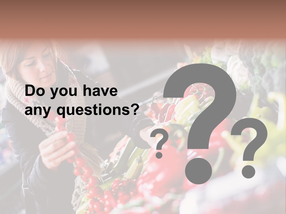 Market Nutrition Variety PowerPoint Template