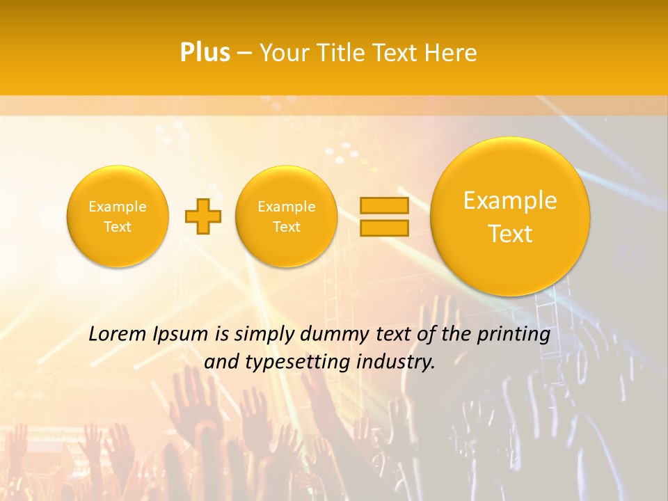 Musician Clap Nightclub PowerPoint Template