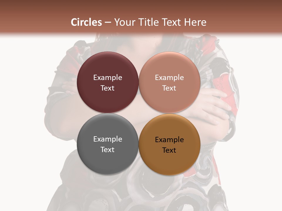 Expressive Woman Size PowerPoint Template