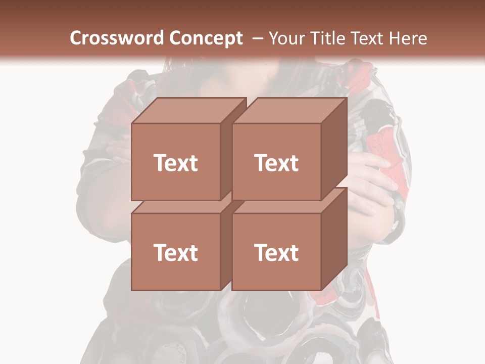 Expressive Woman Size PowerPoint Template