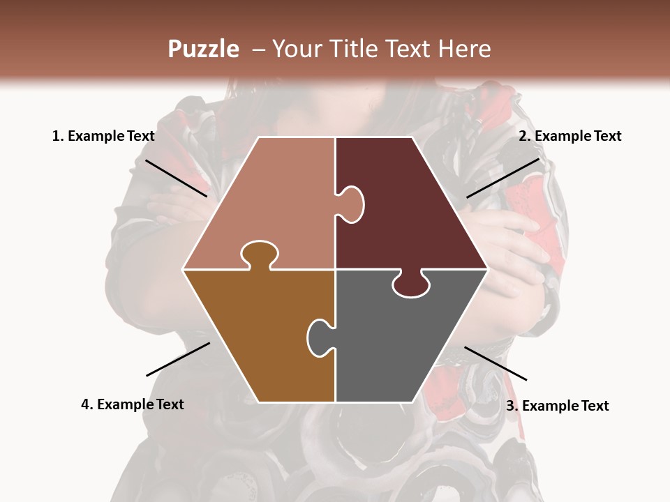 Expressive Woman Size PowerPoint Template