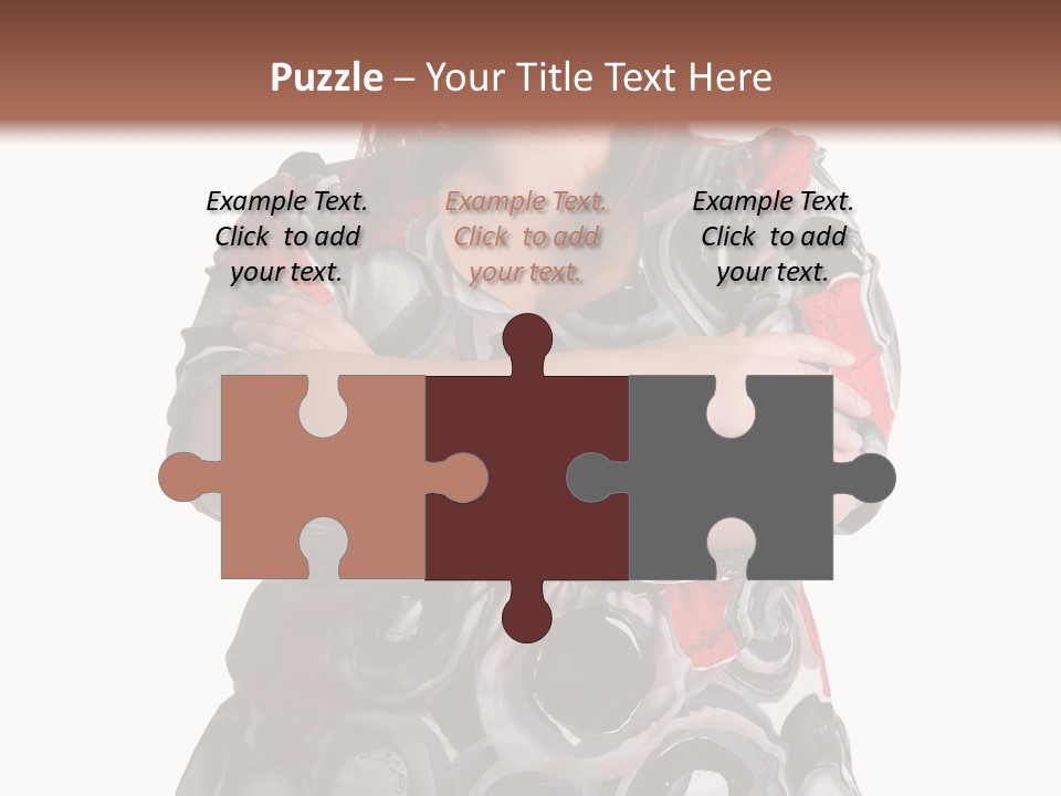 Expressive Woman Size PowerPoint Template