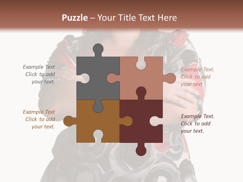 Expressive Woman Size PowerPoint Template