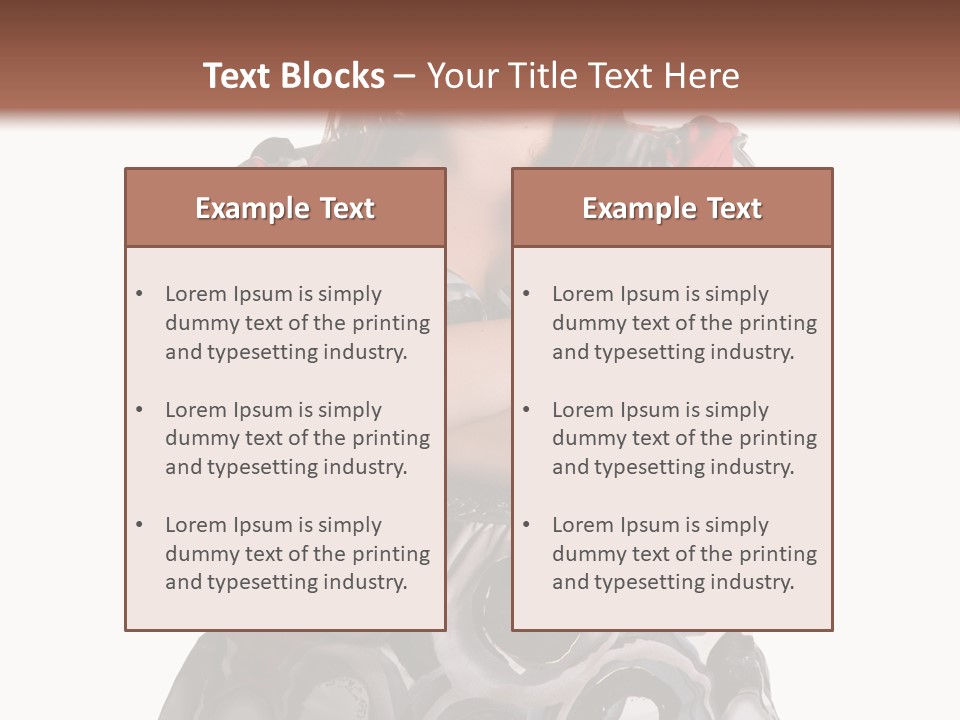 Expressive Woman Size PowerPoint Template