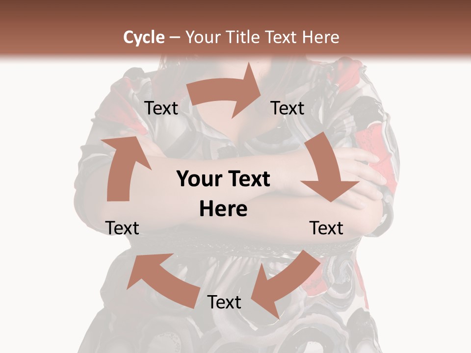 Expressive Woman Size PowerPoint Template