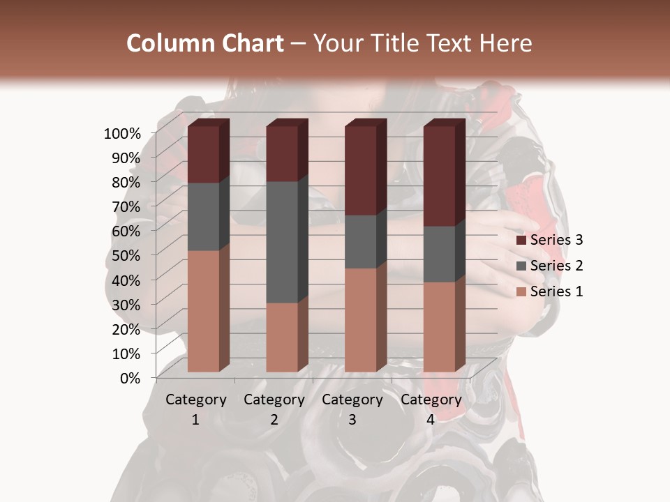 Expressive Woman Size PowerPoint Template