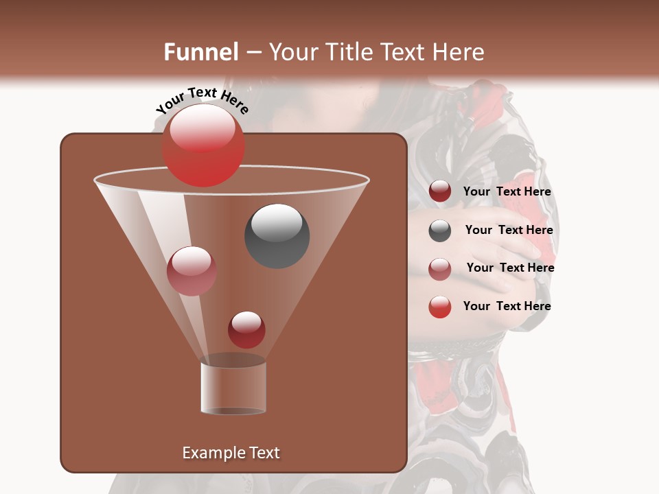 Expressive Woman Size PowerPoint Template