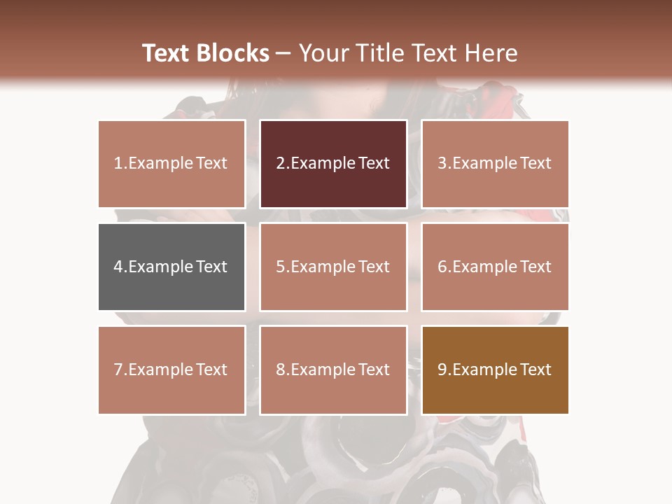 Expressive Woman Size PowerPoint Template