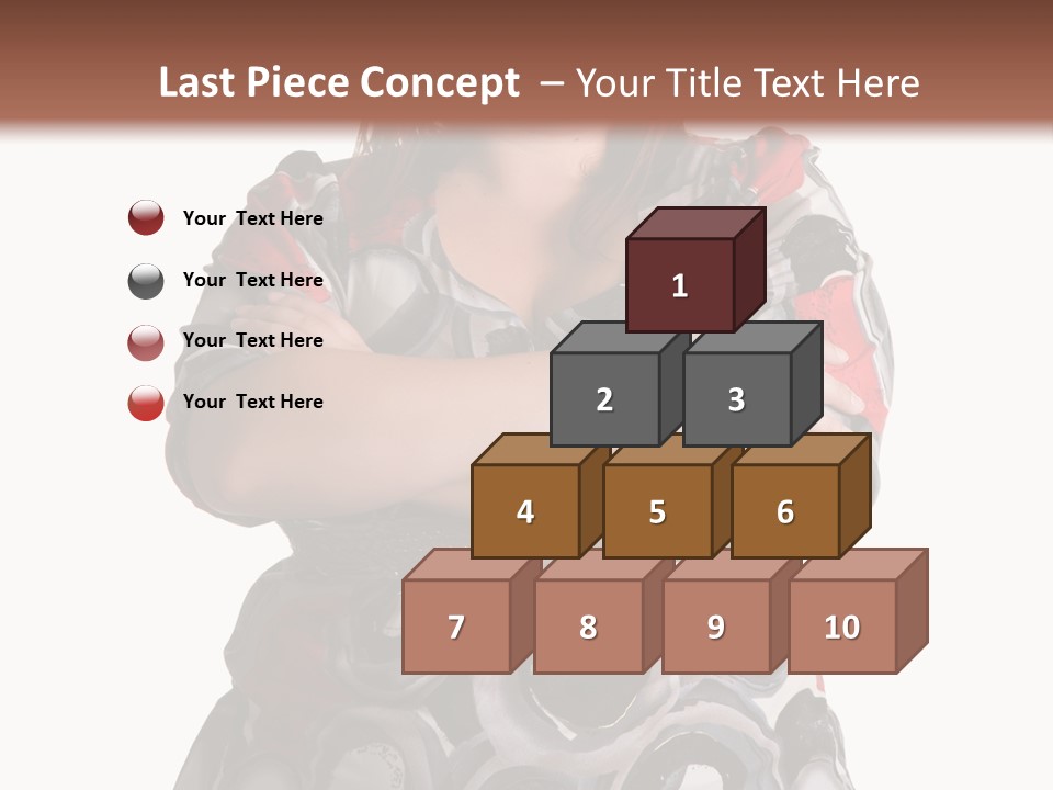 Expressive Woman Size PowerPoint Template