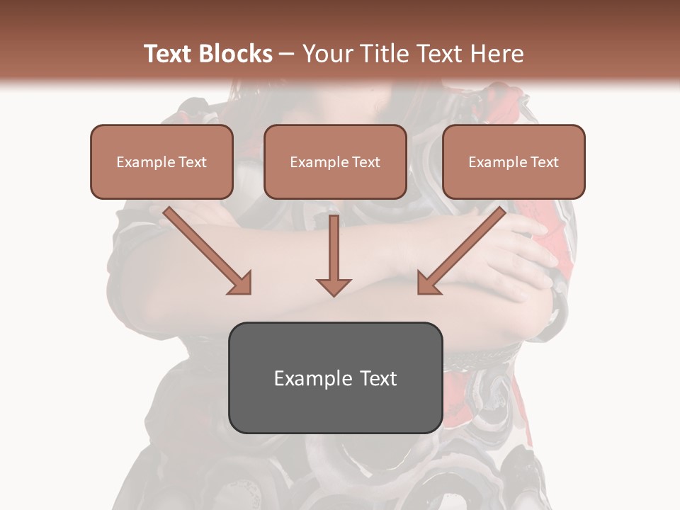 Expressive Woman Size PowerPoint Template
