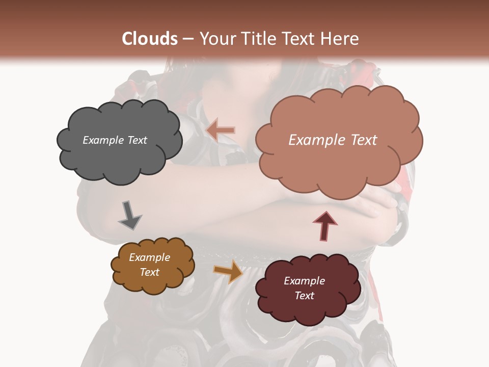 Expressive Woman Size PowerPoint Template
