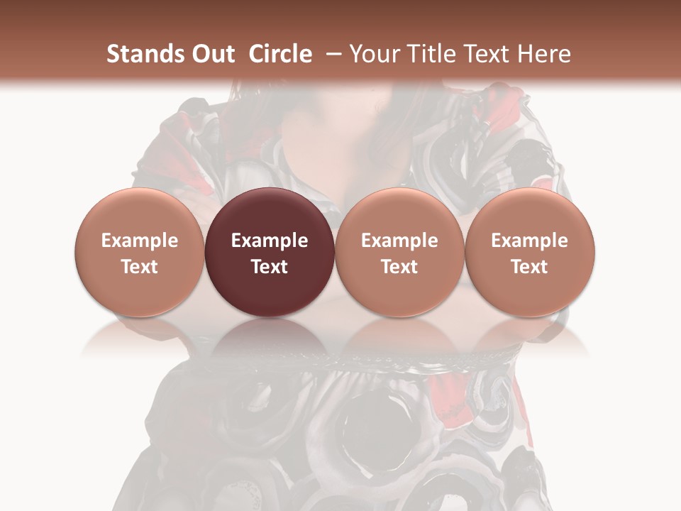 Expressive Woman Size PowerPoint Template