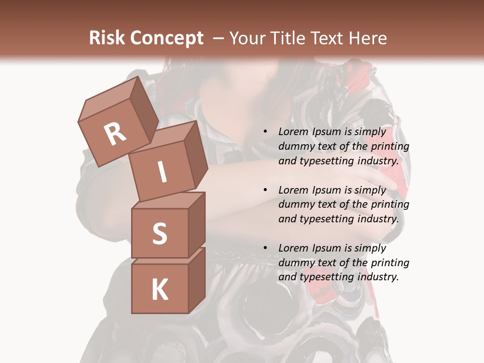 Expressive Woman Size PowerPoint Template