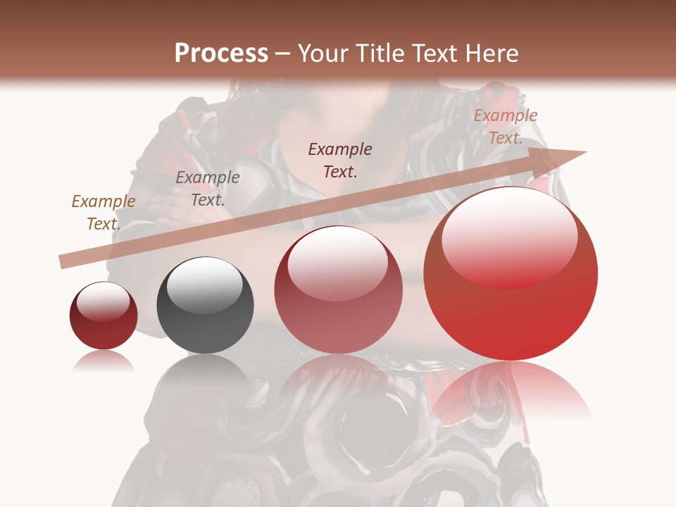 Expressive Woman Size PowerPoint Template