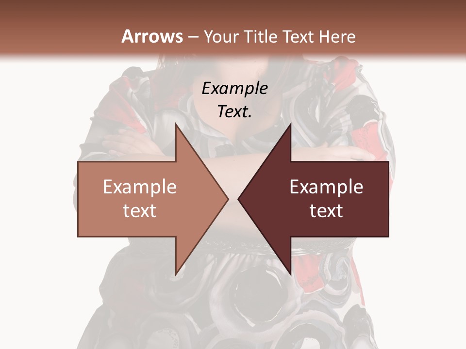 Expressive Woman Size PowerPoint Template