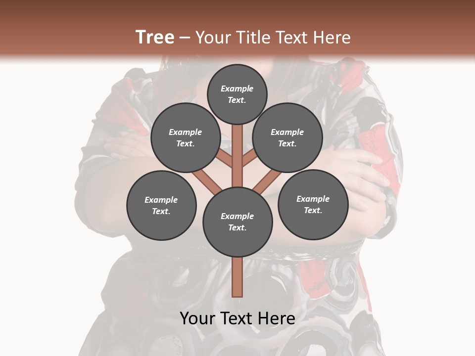 Expressive Woman Size PowerPoint Template