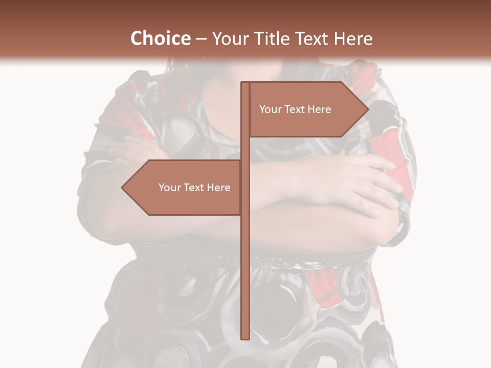 Expressive Woman Size PowerPoint Template