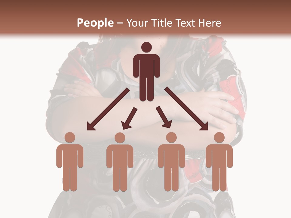 Expressive Woman Size PowerPoint Template