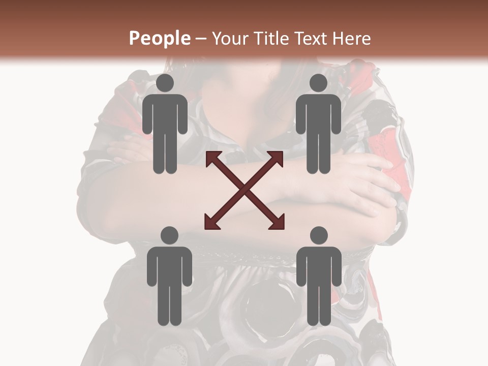 Expressive Woman Size PowerPoint Template