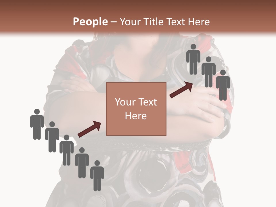 Expressive Woman Size PowerPoint Template