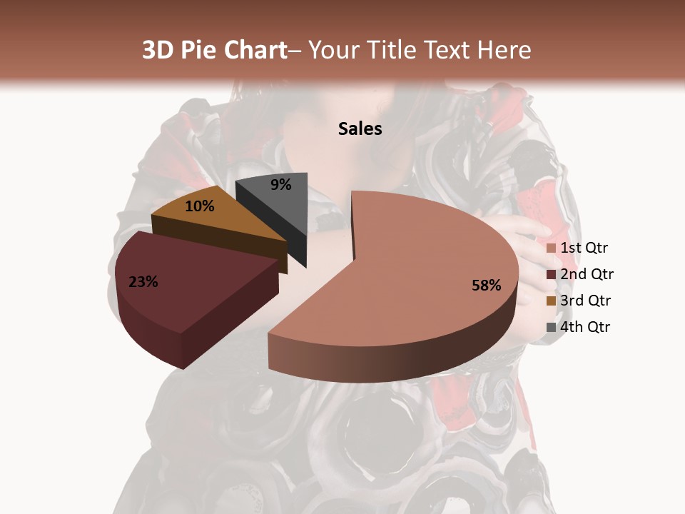 Expressive Woman Size PowerPoint Template