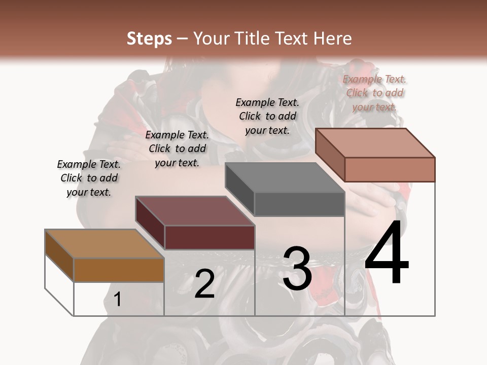 Expressive Woman Size PowerPoint Template