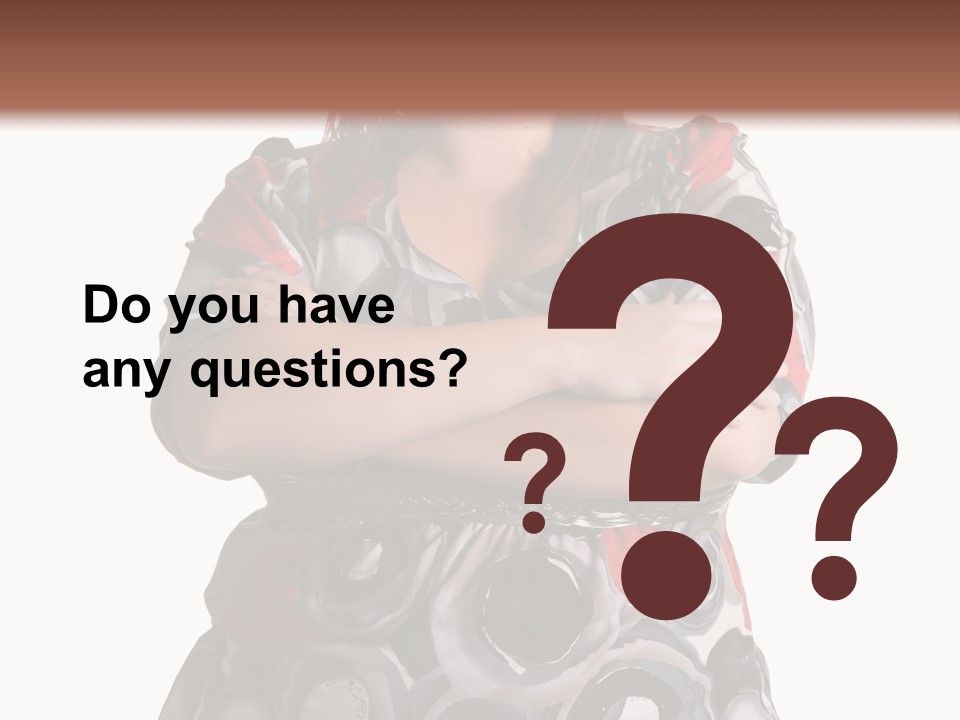 Expressive Woman Size PowerPoint Template