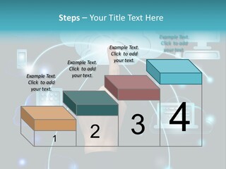 A Person Touching A Cloud With A Finger On It PowerPoint Template