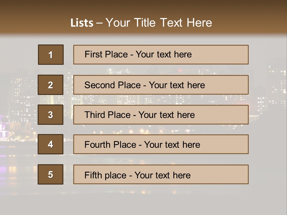 Tokyo Prefecture Scene Landmark PowerPoint Template