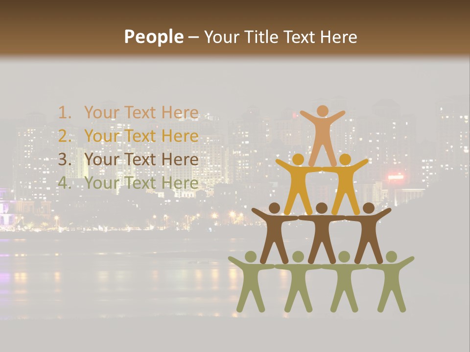 Tokyo Prefecture Scene Landmark PowerPoint Template