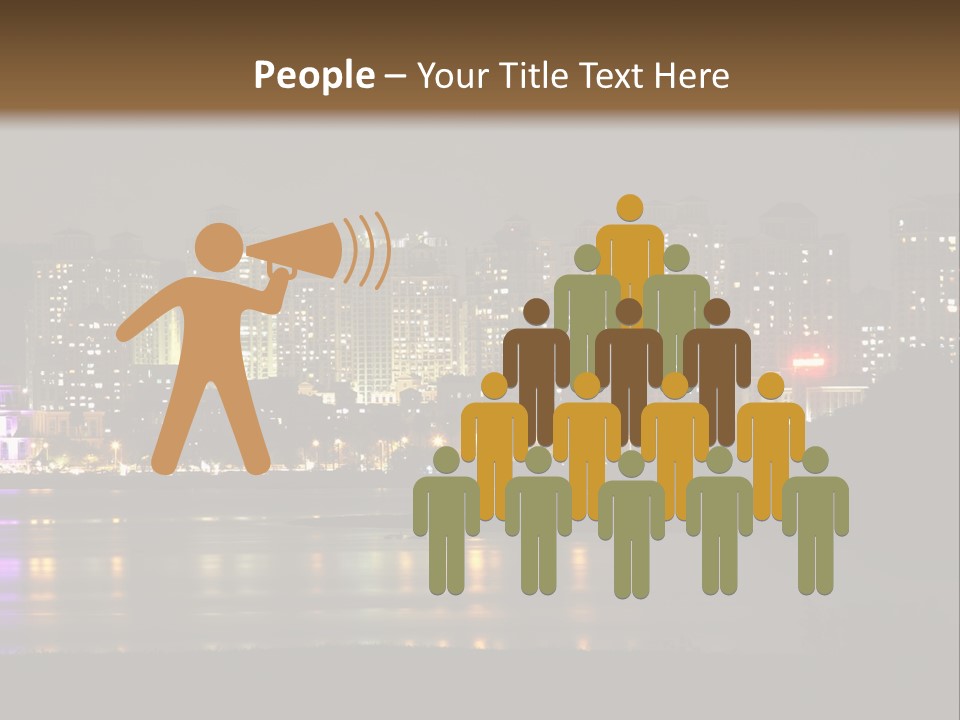 Tokyo Prefecture Scene Landmark PowerPoint Template