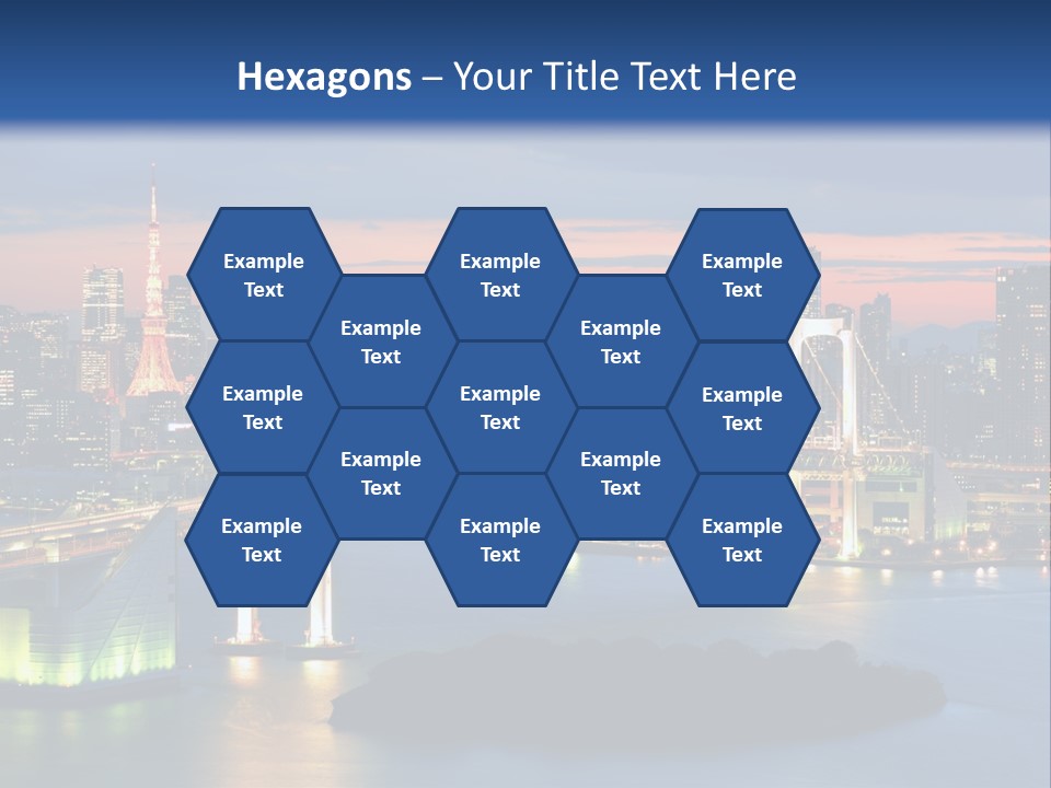 Tokyo Prefecture Scene Landmark PowerPoint Template