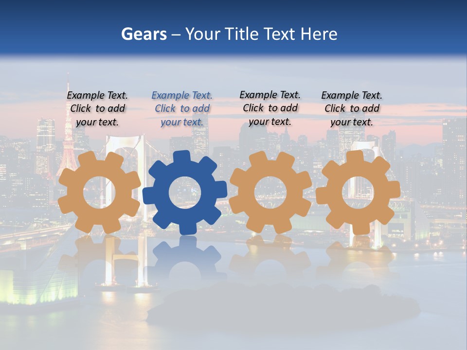 Tokyo Prefecture Scene Landmark PowerPoint Template