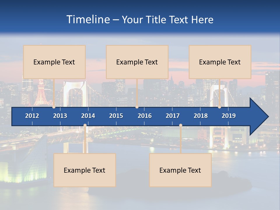 Tokyo Prefecture Scene Landmark PowerPoint Template