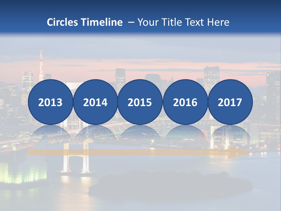 Tokyo Prefecture Scene Landmark PowerPoint Template