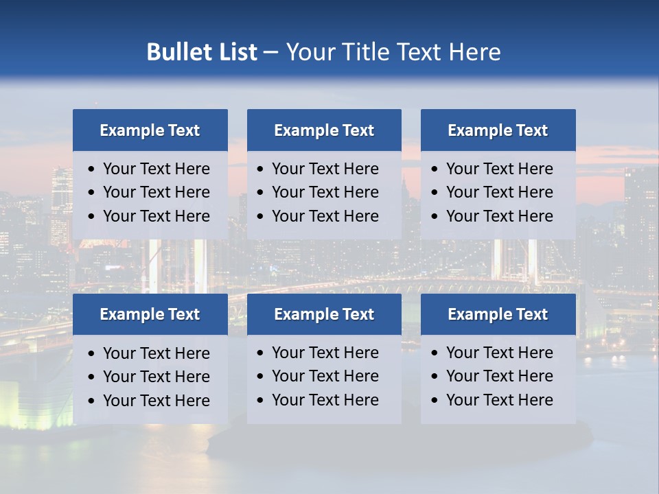 Tokyo Prefecture Scene Landmark PowerPoint Template