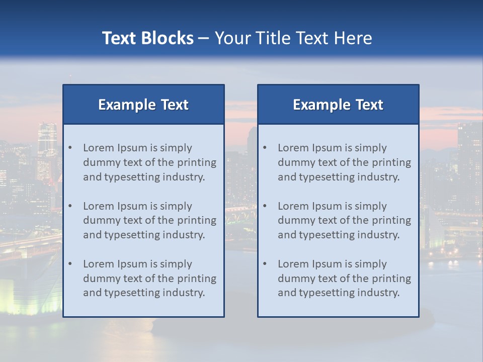 Tokyo Prefecture Scene Landmark PowerPoint Template