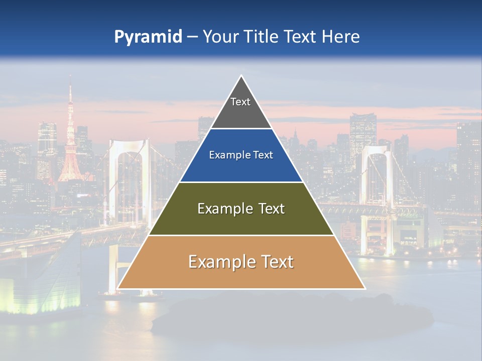 Tokyo Prefecture Scene Landmark PowerPoint Template