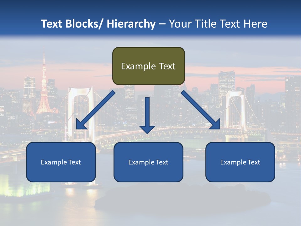 Tokyo Prefecture Scene Landmark PowerPoint Template