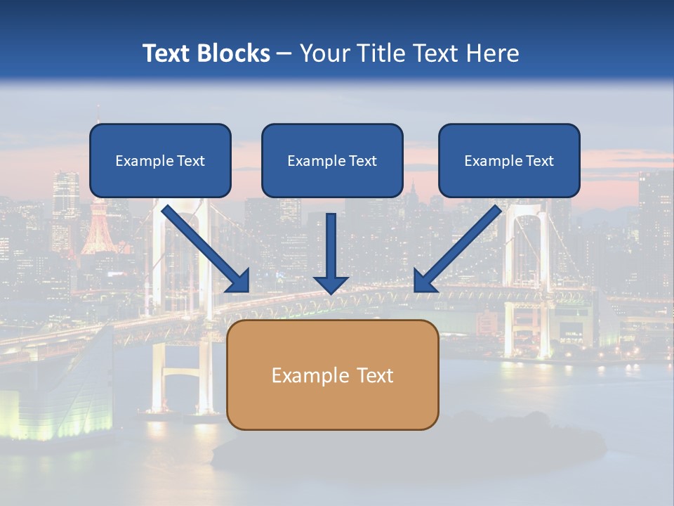 Tokyo Prefecture Scene Landmark PowerPoint Template